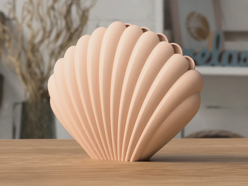 Bình Hoa Vỏ Sò Biển (Sea Shell Vase) - Image 1
