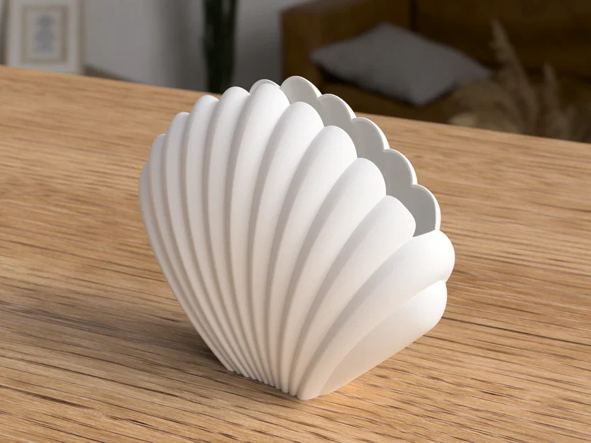 Bình Hoa Vỏ Sò Biển (Sea Shell Vase) - Image 2