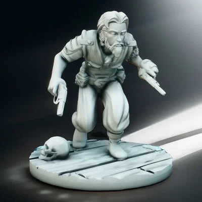 Mô hình xạ thủ Gunslinger độc đáo cho Board Game