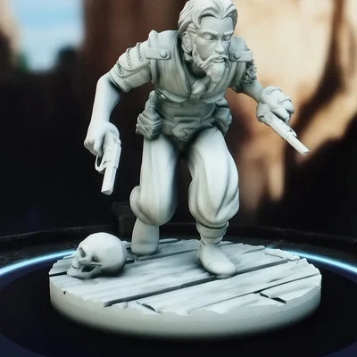 Mô hình xạ thủ Gunslinger độc đáo cho Board Game