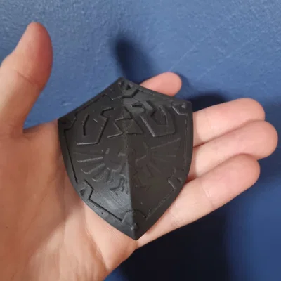 Mô hình khiên Hylian Shield 3D - Phụ kiện trang trí cho Fan Zelda