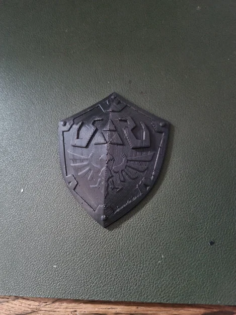 Mô hình khiên Hylian Shield 3D - Phụ kiện trang trí cho Fan Zelda - Image 3