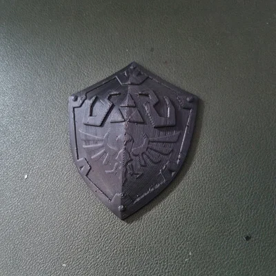 Mô hình khiên Hylian Shield 3D - Phụ kiện trang trí cho Fan Zelda