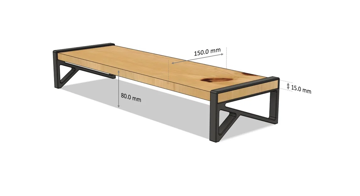Kệ kê màn hình / kệ để bàn (Monitor stand / desk shelf) - Image 1