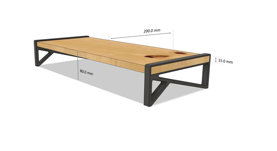 Kệ kê màn hình / kệ để bàn (Monitor stand / desk shelf) - Image 2