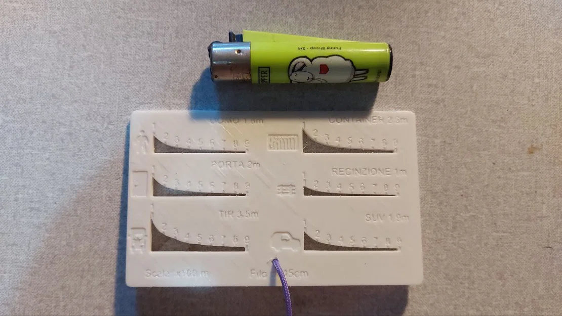 Thẻ ước lượng khoảng cách (Range estimation card) - Image 1