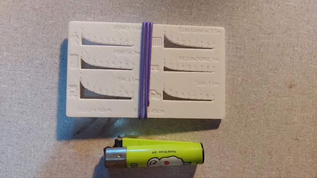 Thẻ ước lượng khoảng cách (Range estimation card) - Image 2