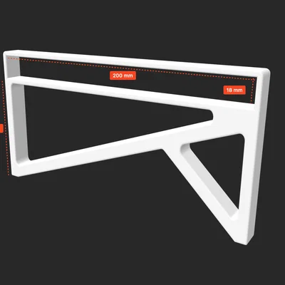 Chân đế 3D cho kệ màn hình (Monitor Stand Legs) DIY tiện lợi