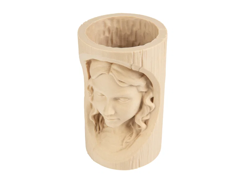 Tượng Người Phụ Nữ Bằng Gỗ (Wooden Woman Statue) - Image 2