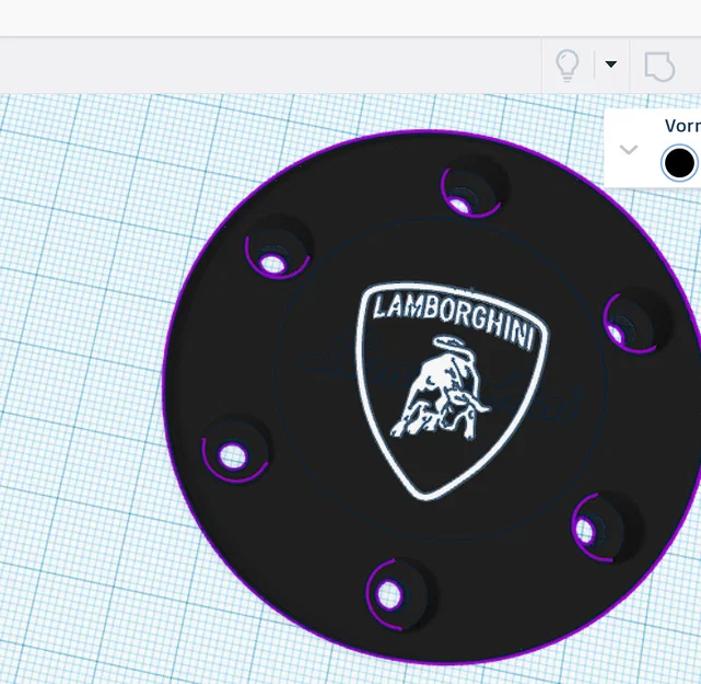 Nắp chụp vô lăng Logitech G29 G920 G923 logo Lamborghini cực chất - Image 1