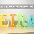 Bộ chữ dựng đứng tên tùy chỉnh 3D – 3D Custom Name Standing Letters Pack Vol.1 - Thumbnail 2
