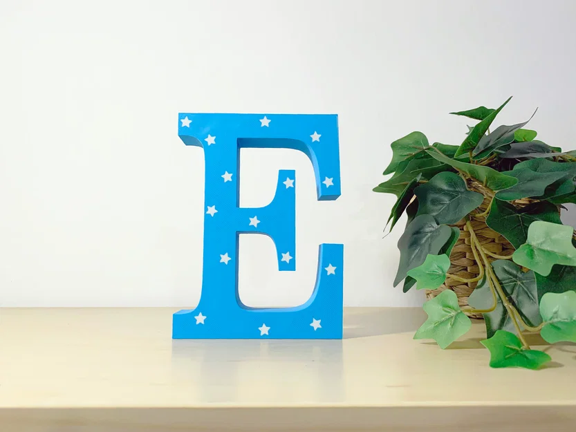 Bộ chữ dựng đứng tên tùy chỉnh 3D – 3D Custom Name Standing Letters Pack Vol.1 - Image 5