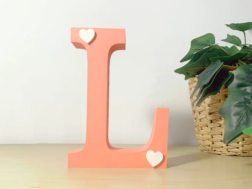 Bộ chữ dựng đứng tên tùy chỉnh 3D – 3D Custom Name Standing Letters Pack Vol.1 - Image 9