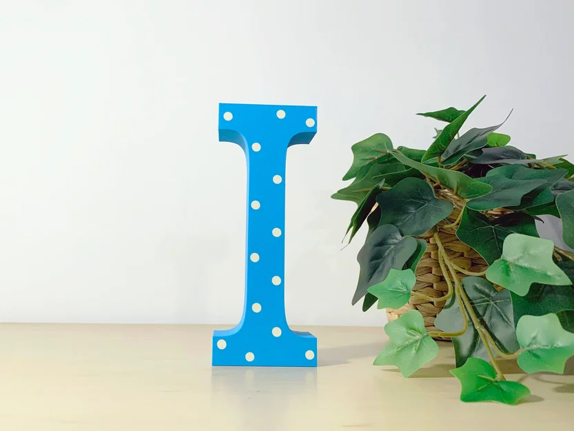 Bộ chữ dựng đứng tên tùy chỉnh 3D – 3D Custom Name Standing Letters Pack Vol.1 - Image 11