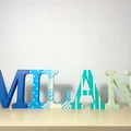 Bộ chữ dựng đứng tên tùy chỉnh 3D – 3D Custom Name Standing Letters Pack Vol.1 - Thumbnail 14