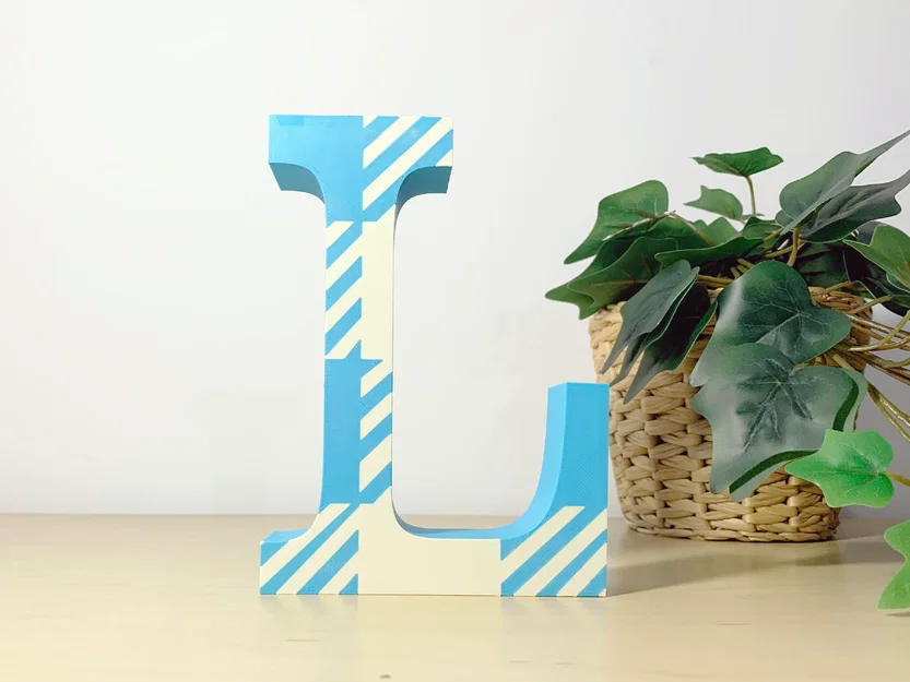 Bộ chữ dựng đứng tên tùy chỉnh 3D – 3D Custom Name Standing Letters Pack Vol.1 - Image 15