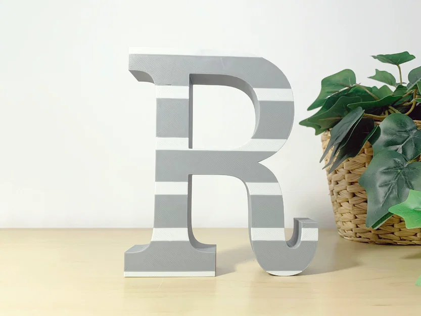 Bộ chữ dựng đứng tên tùy chỉnh 3D – 3D Custom Name Standing Letters Pack Vol.1 - Image 17