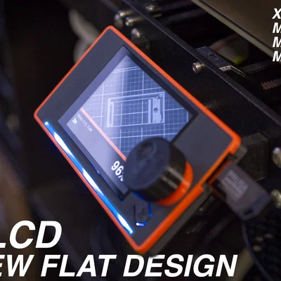 Nắp LCD mới cho Prusa XL/MK4/MK3.9/MK3.5 – tối ưu cho touch