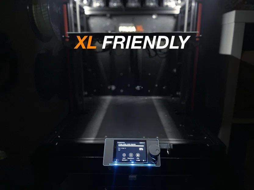 Nắp LCD mới cho Prusa XL/MK4/MK3.9/MK3.5 – tối ưu cho touch - Image 2