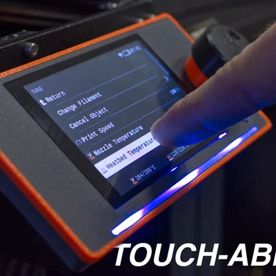 Nắp LCD mới cho Prusa XL/MK4/MK3.9/MK3.5 – tối ưu cho touch