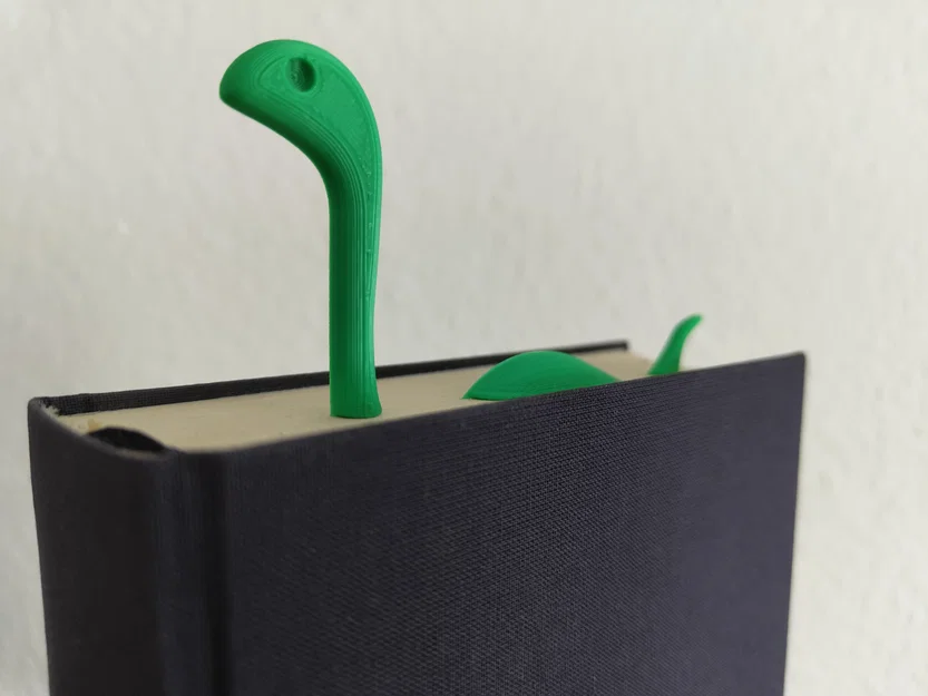 Kẹp sách 3D hình Nessie (Cute Nessie Bookmark) dễ thương - Image 1
