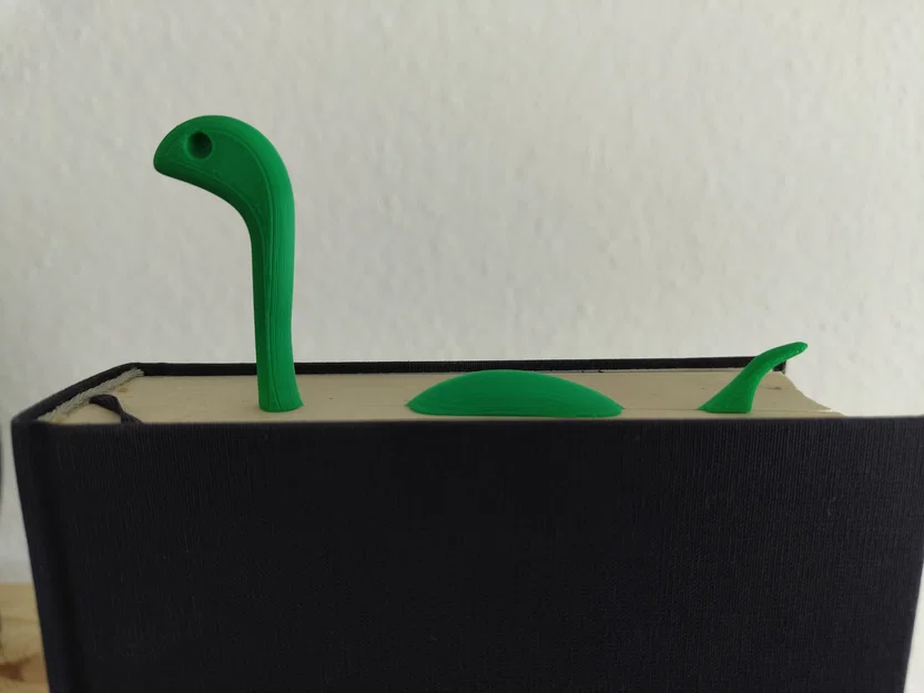 Kẹp sách 3D hình Nessie (Cute Nessie Bookmark) dễ thương - Image 3