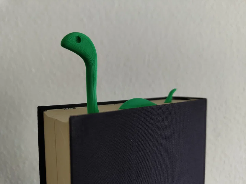 Kẹp sách 3D hình Nessie (Cute Nessie Bookmark) dễ thương - Image 4