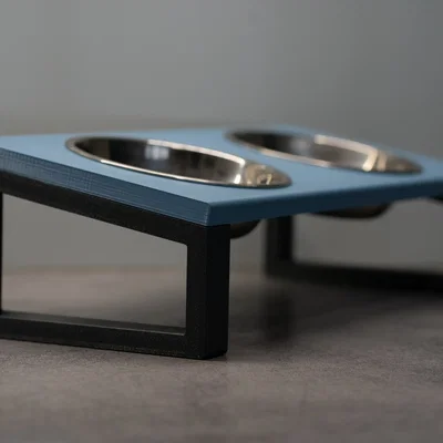 Kệ nâng tô ăn thú cưng đôi - Duo 100/120/150 mm