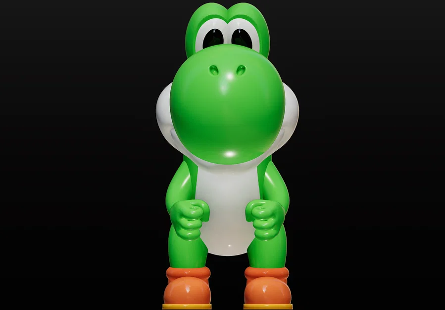 Mô hình 3D Yoshi từ Super Mario - Tải file STL miễn phí - Image 1