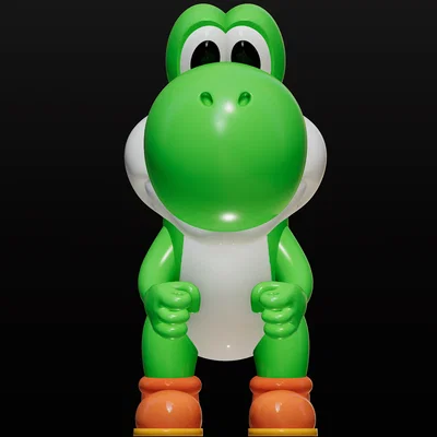 Mô hình 3D Yoshi từ Super Mario - Tải file STL miễn phí