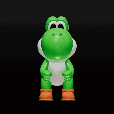 Mô hình 3D Yoshi từ Super Mario - Tải file STL miễn phí