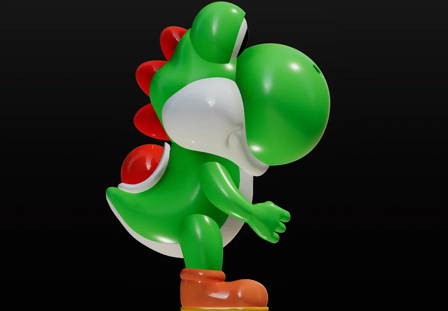 Mô hình 3D Yoshi từ Super Mario - Tải file STL miễn phí - Image 3