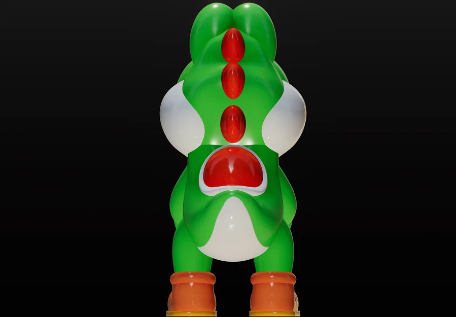 Mô hình 3D Yoshi từ Super Mario - Tải file STL miễn phí - Image 4