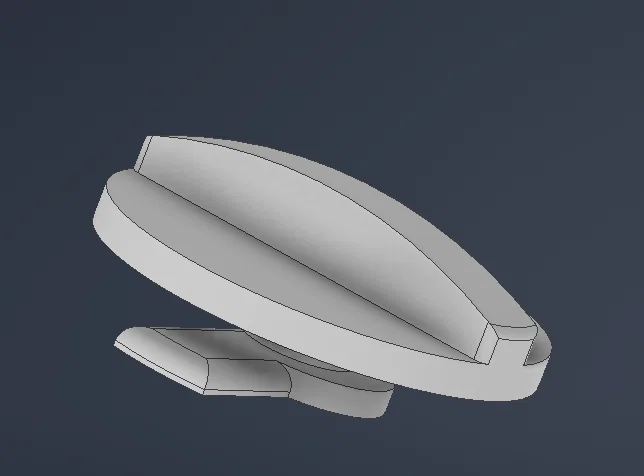 Chốt gài tấm ốp khoang hành lý Opel Astra GM 13310144 in 3D - Image 1