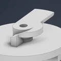 Chốt gài tấm ốp khoang hành lý Opel Astra GM 13310144 in 3D - Thumbnail 2