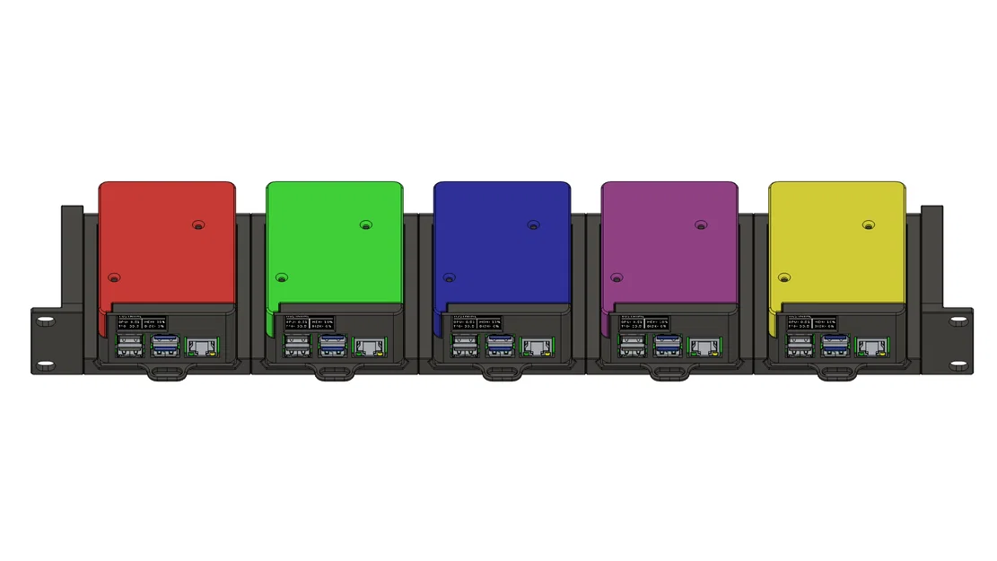 Cụm 1U Rackmount Cluster cho Raspberry Pi 3B+ / 4B (PoE) - Image 2