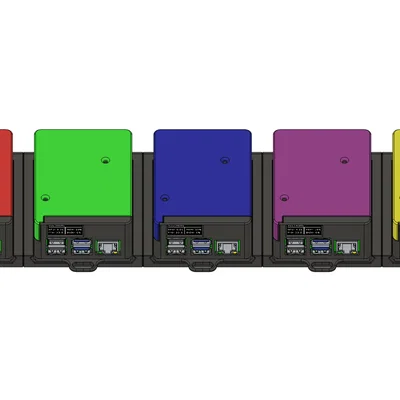 Cụm 1U Rackmount Cluster cho Raspberry Pi 3B+ / 4B (PoE)
