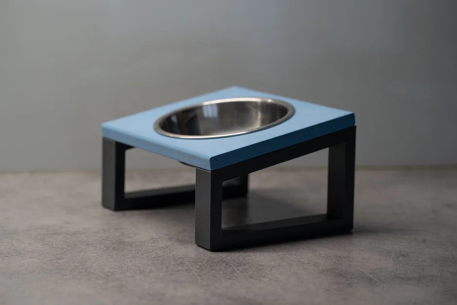 Kệ để bát ăn nâng cao cho thú cưng - đơn 100/120/150 mm - Image 2