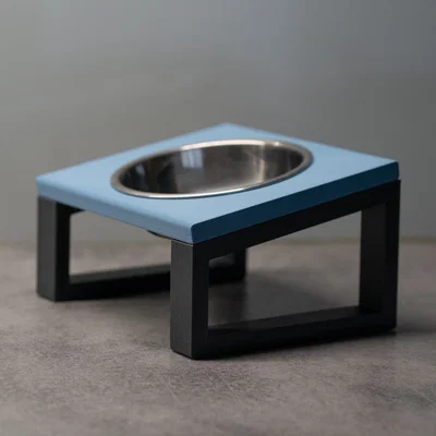 Kệ để bát ăn nâng cao cho thú cưng - đơn 100/120/150 mm