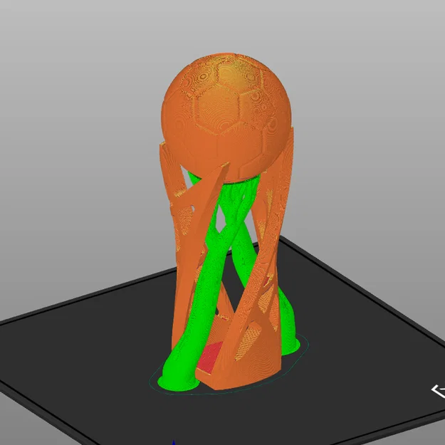 Mô hình 3D cúp bóng đá DFL Supercup trang trí độc đáo - Image 3