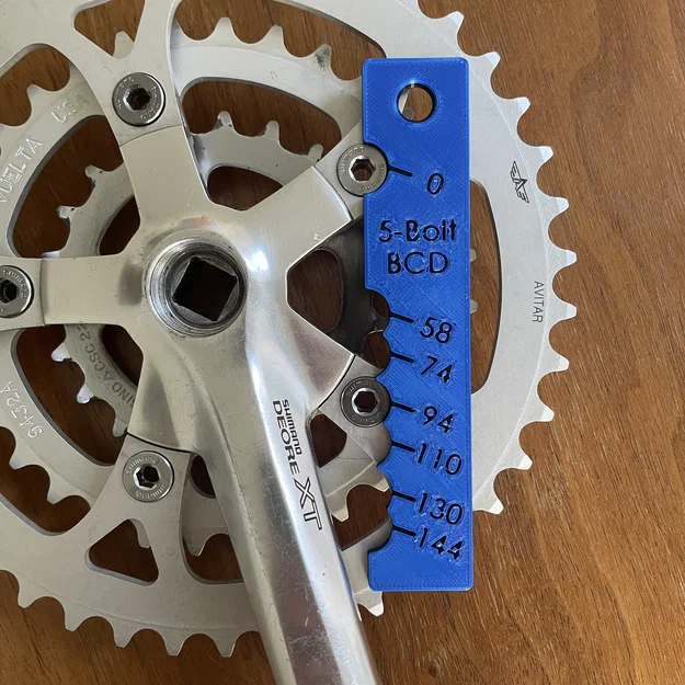 Thước đo BCD 5 tay (Bolt-Circle-Diameter) [Dụng cụ xe đạp] - Image 2