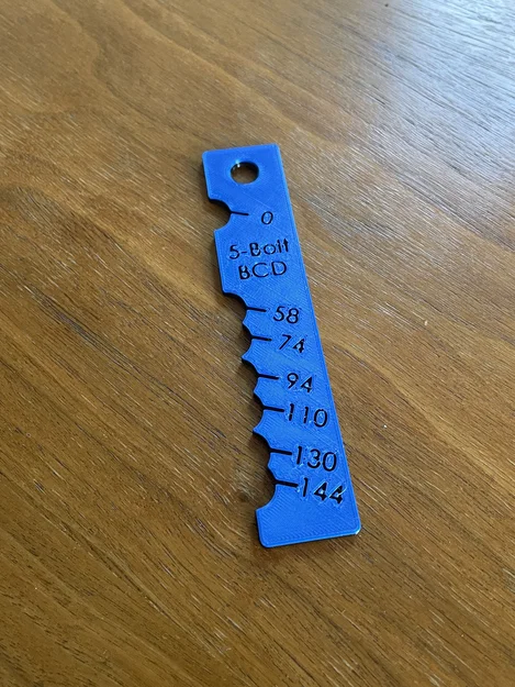 Thước đo BCD 5 tay (Bolt-Circle-Diameter) [Dụng cụ xe đạp] - Image 3