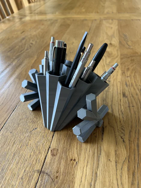 Ống cắm bút phong cách hình học - Image 3