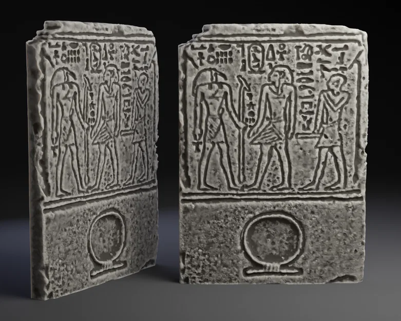 Djehutiemhat faience / maiolica - Image 1