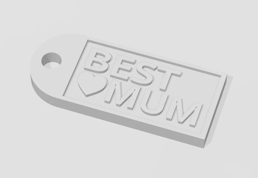 Móc khóa Best Mum/Best Dad - Image 1