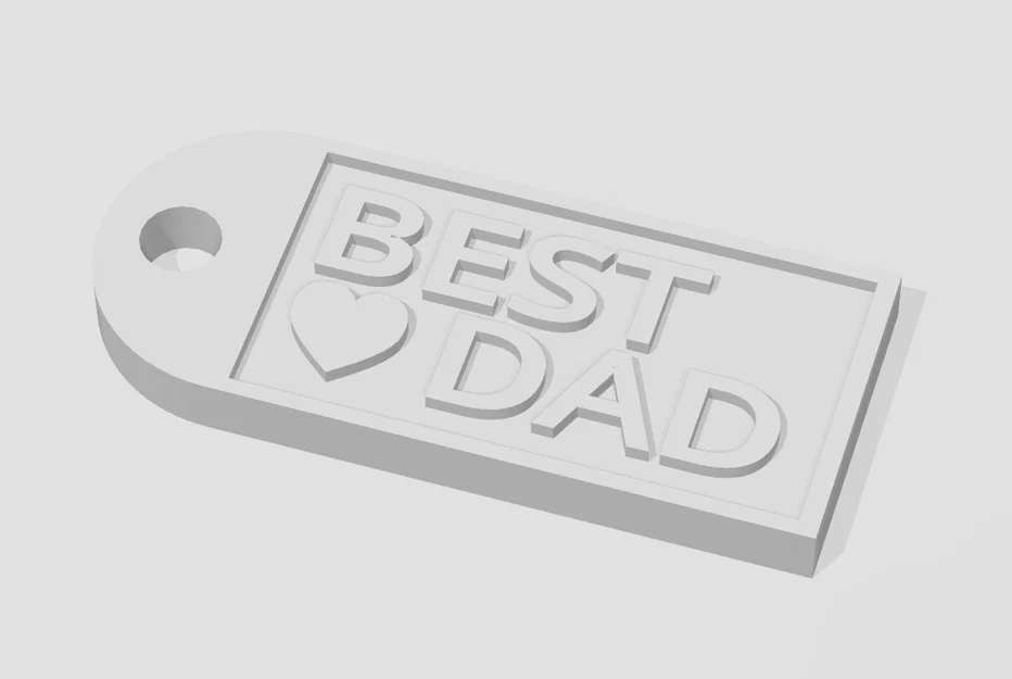 Móc khóa Best Mum/Best Dad - Image 2