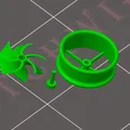 Ohrring/Tunnel /ear tunnels (Tunnel tai có cánh quạt) - Thumbnail 4