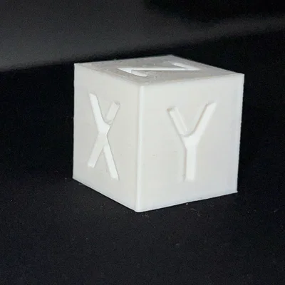 Calibration Cube / Kalibrations Würfel – Khối lập phương kiểm tra hiệu chuẩn