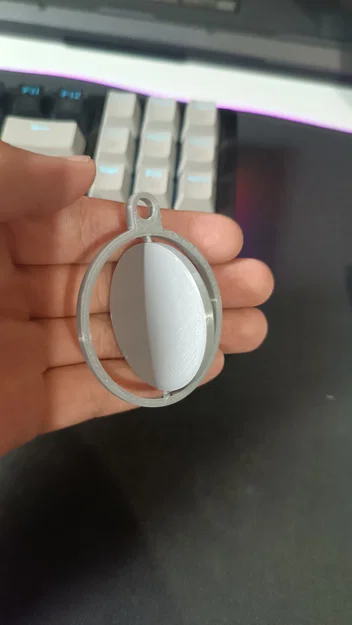 Đế treo chìa khóa xoay 360 độ - Phụ kiện móc khóa in 3D độc đáo - Image 2
