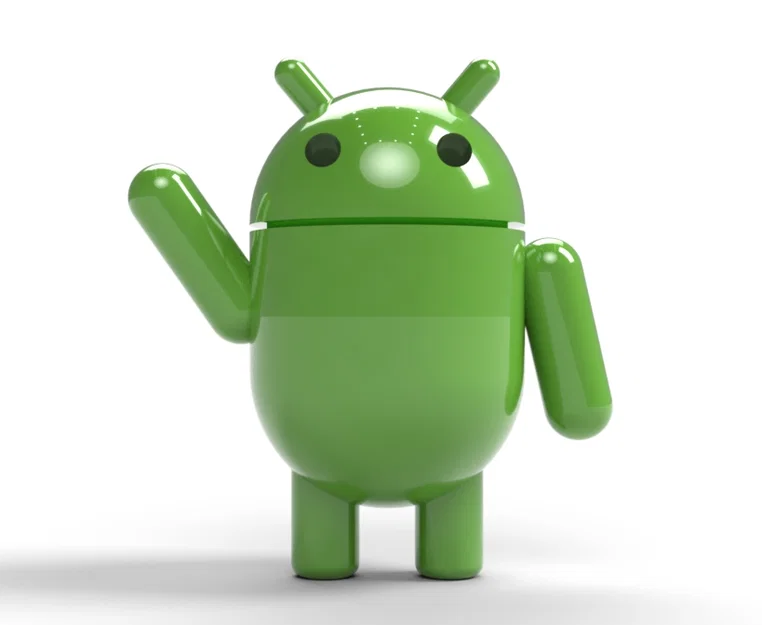 Mô hình Robot Android 3D - Đồ trang trí bàn làm việc cực chất - Image 4